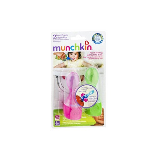 Munchkin Click Lock Food Pouch Spoon Tips - 2 Ea